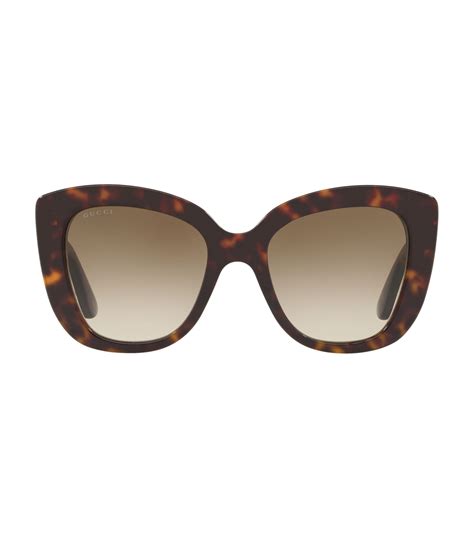 gucci brown cat eye sunglasses